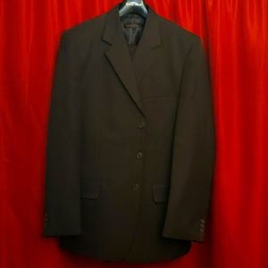 Mens Burgundy Bonelli 3 piece suit
